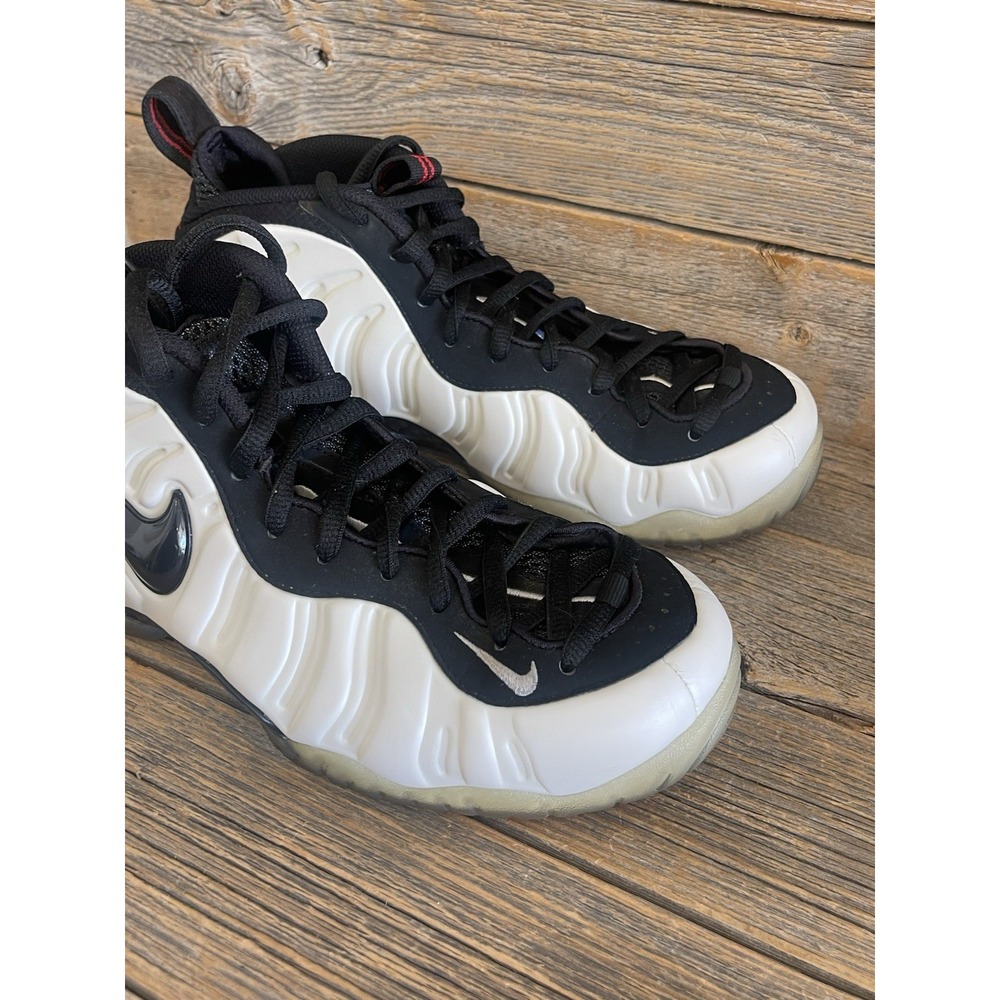Nike Air Foamposite Pro Class of 97 Pearl White/Black Red Mens 9 624041-100 - Picture 3 of 11